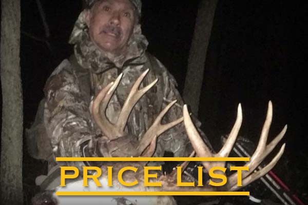Price List West Central Outfitters, LLC Price List